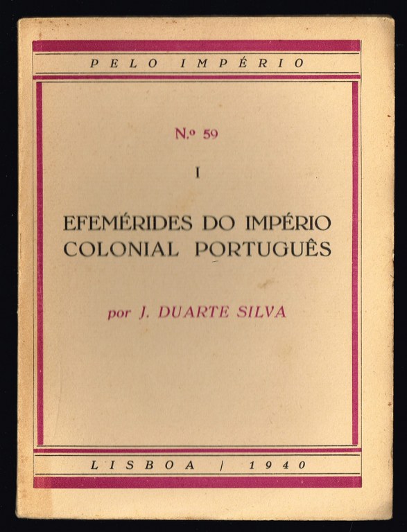 EFEM�RIDES DO IMP�RIO COLONIAL PORTUGU�S